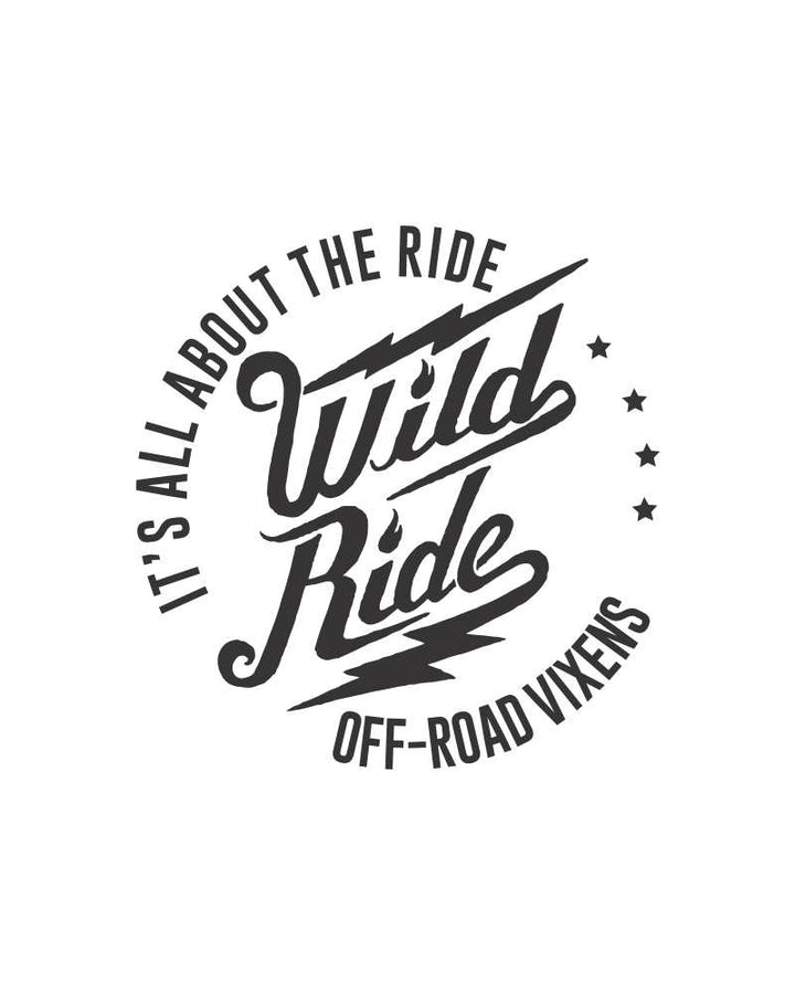 Wild Ride Decal 6" x 6"