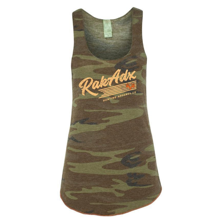 Womens Rebel Camo Racerback Tank Top